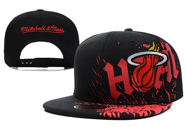 NBA Miami Heat MN Snapback Hat #98